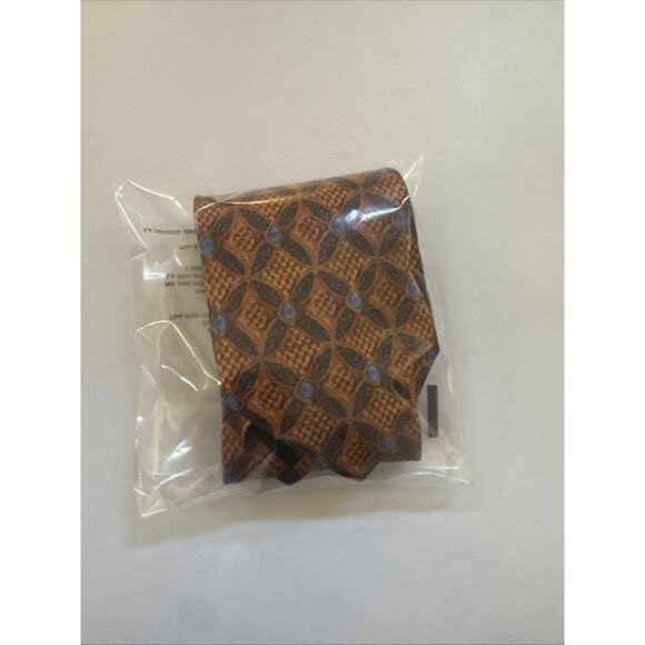 VINTAGE Ermenegildo Zegna Tie 100% Silk ITALY Made Necktie Business Formal Retro - Picture 9 of 9